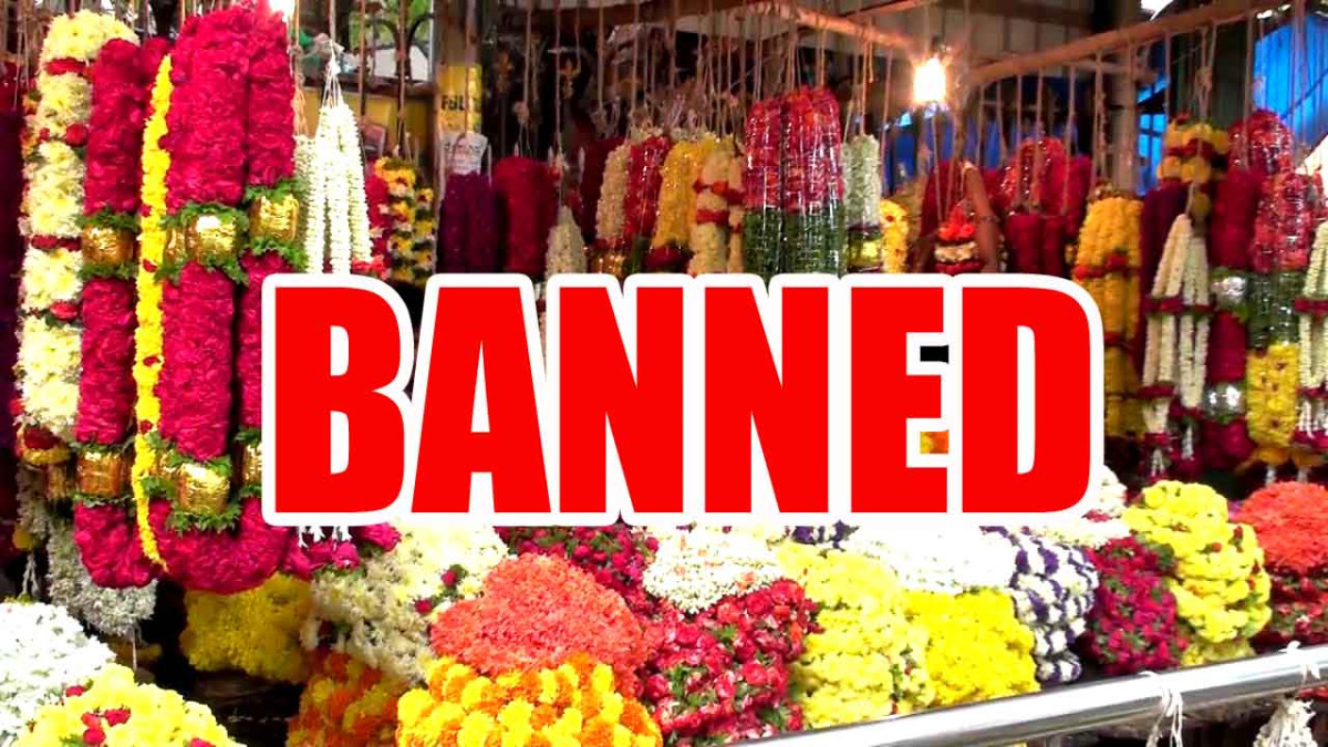 नगर भित्र प्लास्टिकजन्य फुल,माला, सामग्री आयत तथा बिक्रि वितरणमा रोक